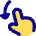 Finger Gesture Swipe Down Icon from Flex Pop Set