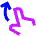 Finger Gesture Swipe Up Icon from Sharp Neon Set