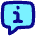 Chat Bubble Info Help Circle Icon from Flex Pop Set