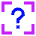 Help Intermediate Question Box Placeholder Icon from Sharp Neon Set