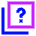 Help Question Square Stack Icon from Sharp Neon Set