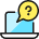 Laptop Help Message icon - Free transparent PNG, SVG. No Sign up needed.