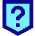 Shield Privacy Help Icon from Sharp Pop Set