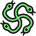 History Snakes Icon from Ultimate Colors Set