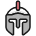 History Spartan Mask Icon from Ultimate Colors Set