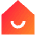 Home Smile Icon from Sharp Gradient Set