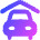 Car Garage Icon from Flex Gradient Set