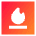 Fireplace Icon from Sharp Gradient Set