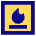 Fireplace Icon from Sharp Pop Set