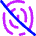 Fingerprint Off Icon from Flex Neon Set