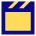 Movie Video Clip Icon from Sharp Pop Set