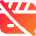 Movie Video Edit Off Disabled Icon from Flex Gradient Set