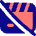 Movie Video Edit Off Disabled Icon from Flex Pop Set