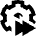 Settings Video Playback Timelapse Icon from Sharp Remix Set