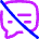 Subtitle Cc Off Icon from Flex Neon Set