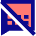 Subtitle Cc Off Icon from Sharp Pop Set