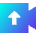 Upload Video Icon from Sharp Gradient Set