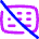 Keyboard Off Icon from Flex Neon Set