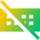 Keyboard Off Icon from Sharp Gradient Set
