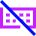 Keyboard Off Icon from Sharp Neon Set