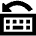 Keyboard Previous Language Icon from Sharp Remix Set
