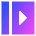 Bar Sidebar Left Panel Open Icon from Sharp Gradient Set