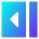 Bar Sidebar Right Panel Open Icon from Sharp Gradient Set
