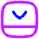 Bar Bottom Panel Close Icon from Flex Neon Set