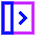 Bar Sidebar Left Panel Open Icon from Sharp Neon Set