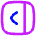 Bar Sidebar Right Panel Open Icon from Flex Neon Set