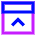 Bar Top Panel Close Icon from Sharp Neon Set