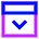 Bar Top Panel Open Icon from Sharp Neon Set