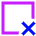 Close Window Remove Icon from Sharp Neon Set