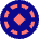 Poker Chip Icon from Sharp Pop Set