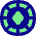 Poker Chip Icon from Flex Pop Set