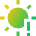 Brightness Alert Icon from Sharp Gradient Set