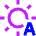 Brightness Auto Icon from Sharp Neon Set