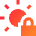 Brightness Lock Icon from Sharp Gradient Set