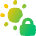 Brightness Lock Icon from Flex Gradient Set
