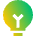 Lightbulb Icon from Sharp Gradient Set
