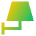 Lighting Wall Lamp Icon from Sharp Gradient Set