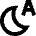 Night Bedtime Mode Auto Icon from Sharp Remix Set