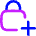 Lock Encryption Add Icon from Flex Neon Set