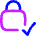 Lock Encryption Check Active Icon from Flex Neon Set
