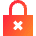 Lock Encryption Off Icon from Sharp Gradient Set