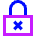 Lock Encryption Off Icon from Sharp Neon Set