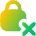 Lock Encryption Off Icon from Flex Gradient Set