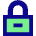 Lock Encryption Remove Icon from Sharp Pop Set