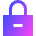 Lock Encryption Remove Icon from Sharp Gradient Set