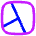 Location Map App Street Icon from Flex Neon Set
